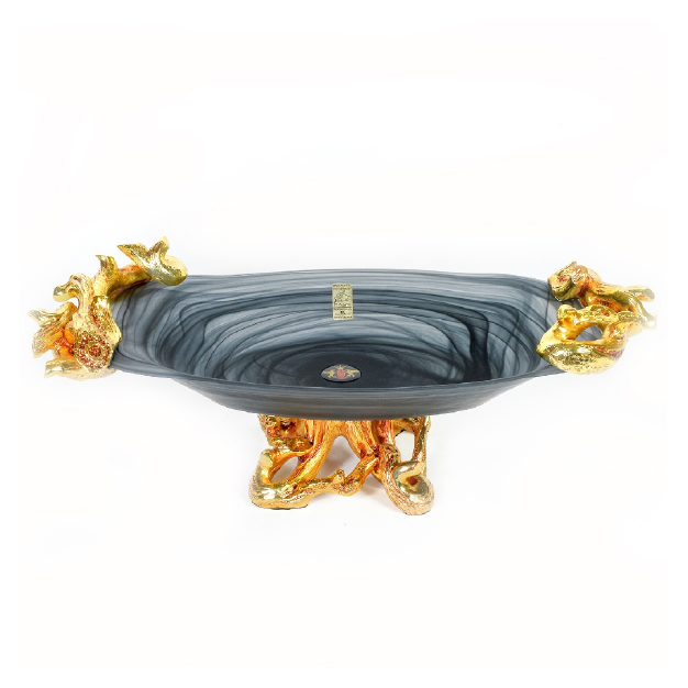 MURANO FÜME GOLD BÜYÜK GONDOL