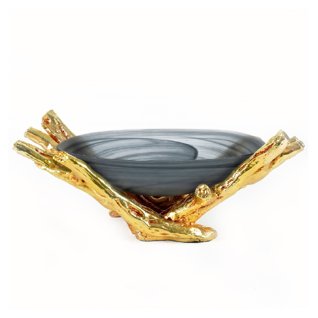 MURANO FÜME GOLD GONDOL