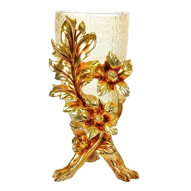 MEŞE AMBER GOLD VAZO