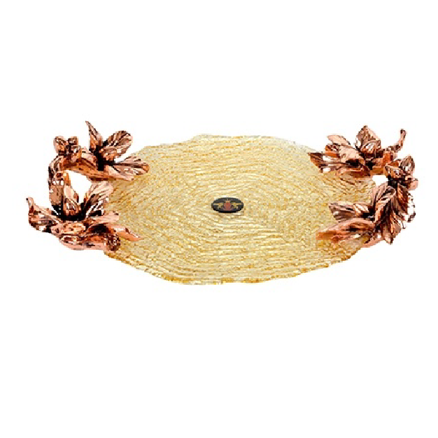 ALIZE AMBER GOLD VASE