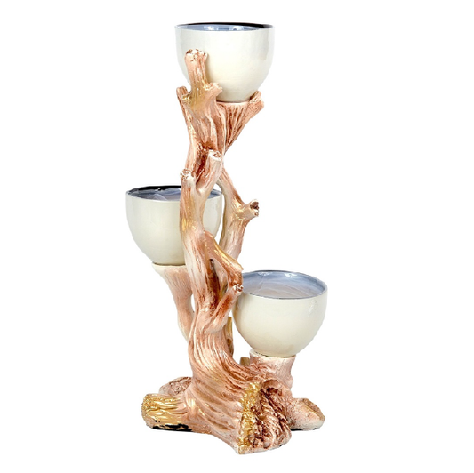 NATURE KREM KARAMEL DİK ŞAMDAN