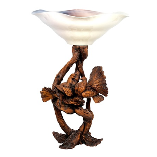 NATURE KREM WOOD ABAJUR