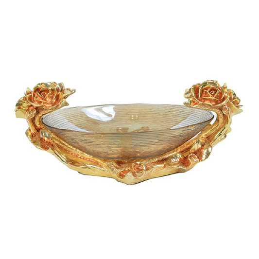 ALIZE AMBER GOLD VASE