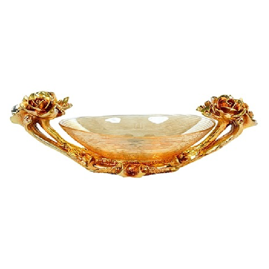 ALIZE AMBER GOLD VASE