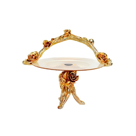 ALİZE AMBER GOLD AYAKLI SEPET MEYVELİK