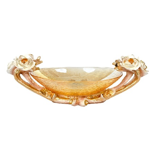 ALIZE AMBER GOLD VASE